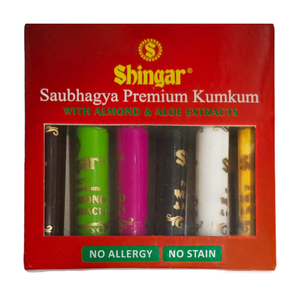 Shingar Saubhagya Premium Kumkum - Pack Of 6