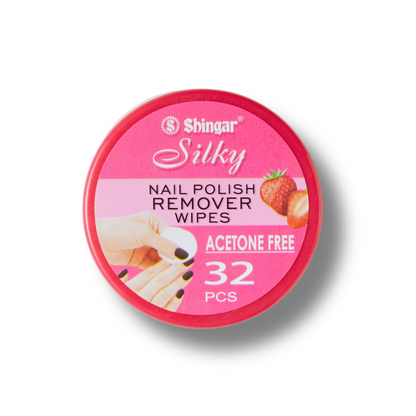 Shingar Silky Nail Polish Remover Wipes - 32 Wet wipes