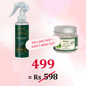 Frizz-Free Hair Essentials – Shingar Silky Premium Rosemary Water & Aloe Vera Gel Combo