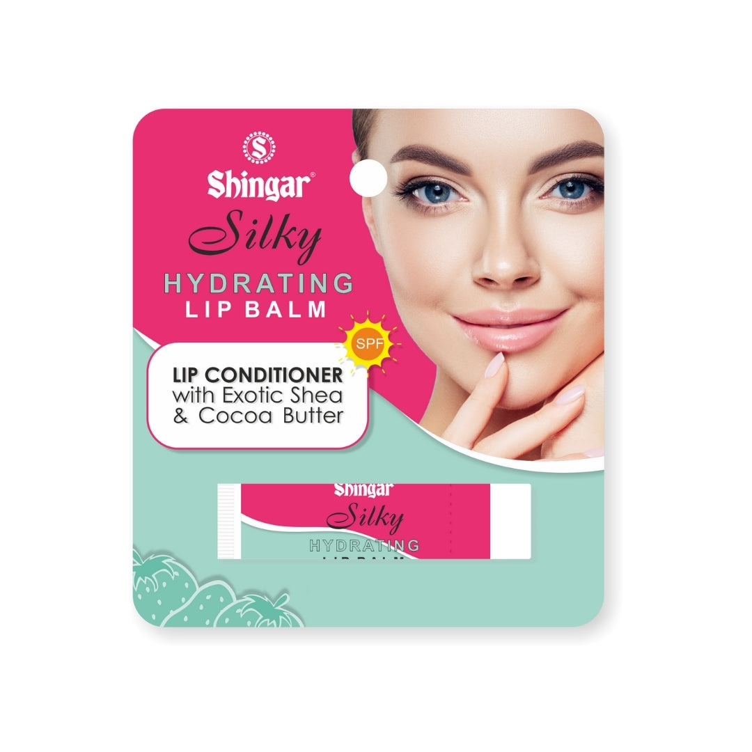 Shingar Silky Hydrating Lip Balm – Strawberry Pink, 5g Shingar Silky