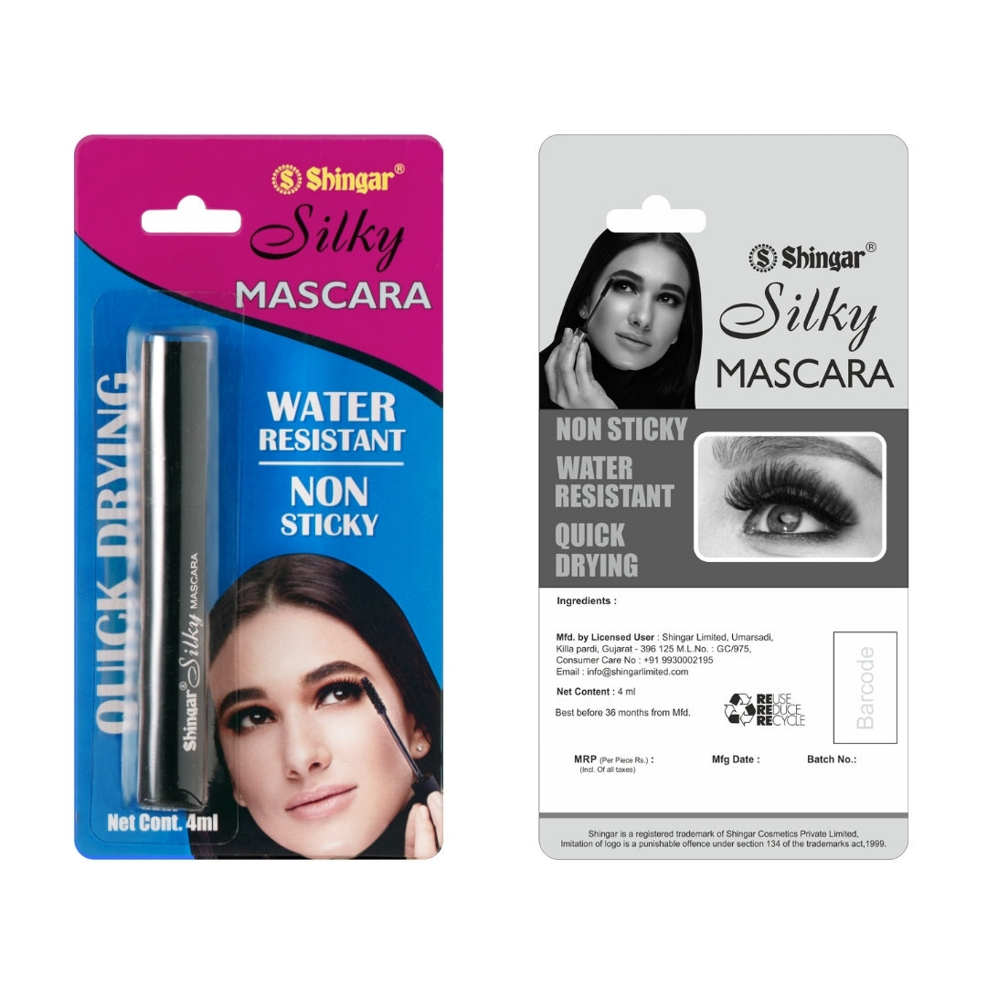 Shingar Silky Water Resistant Mascara - 4ml Shingar Silky