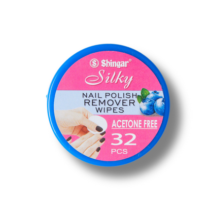 Shingar Silky Nail Polish Remover Wipes - 32 Wet wipes