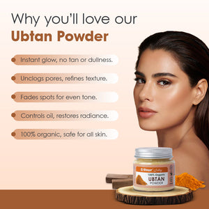 Shingar Silky Ubtan Powder – 100% Organic, Chemical-Free Herbal Face & Body Pack | Natural Glow & Tan Removal | No Preservatives – 60g Shingar Silky
