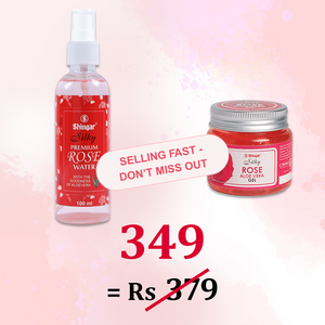 Radiant Glow Combo – Shingar Silky Premium Rose Water & Rose Aloe Vera Gel
