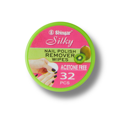 Shingar Silky Nail Polish Remover Wipes - 32 Wet wipes