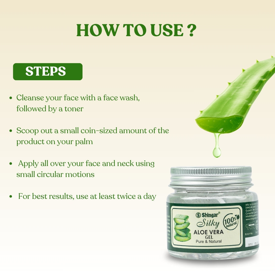 Shingar Silky Aloe Vera Gel - 100g Shingar Silky
