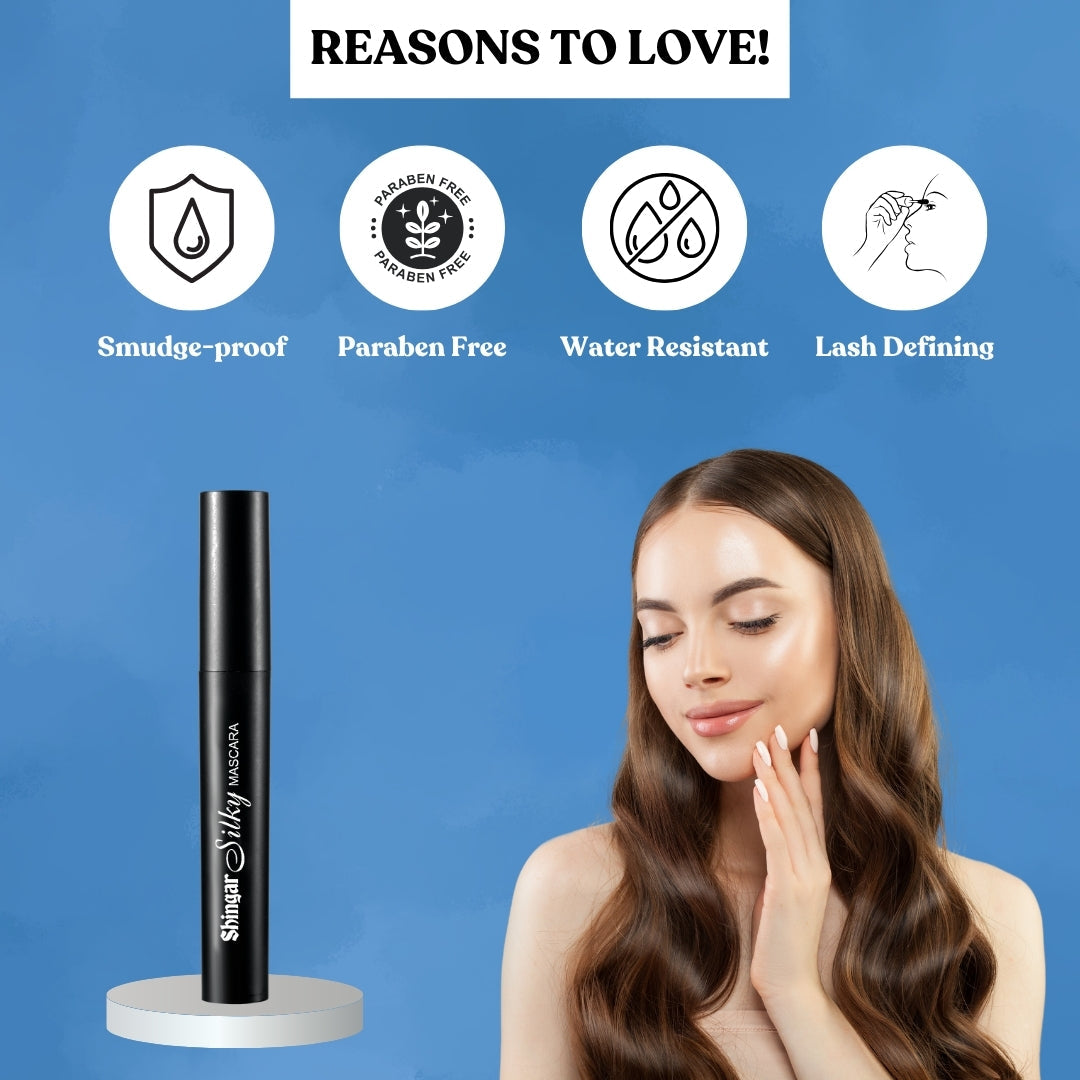 Shingar Silky Water Resistant Mascara - 4ml Shingar Silky