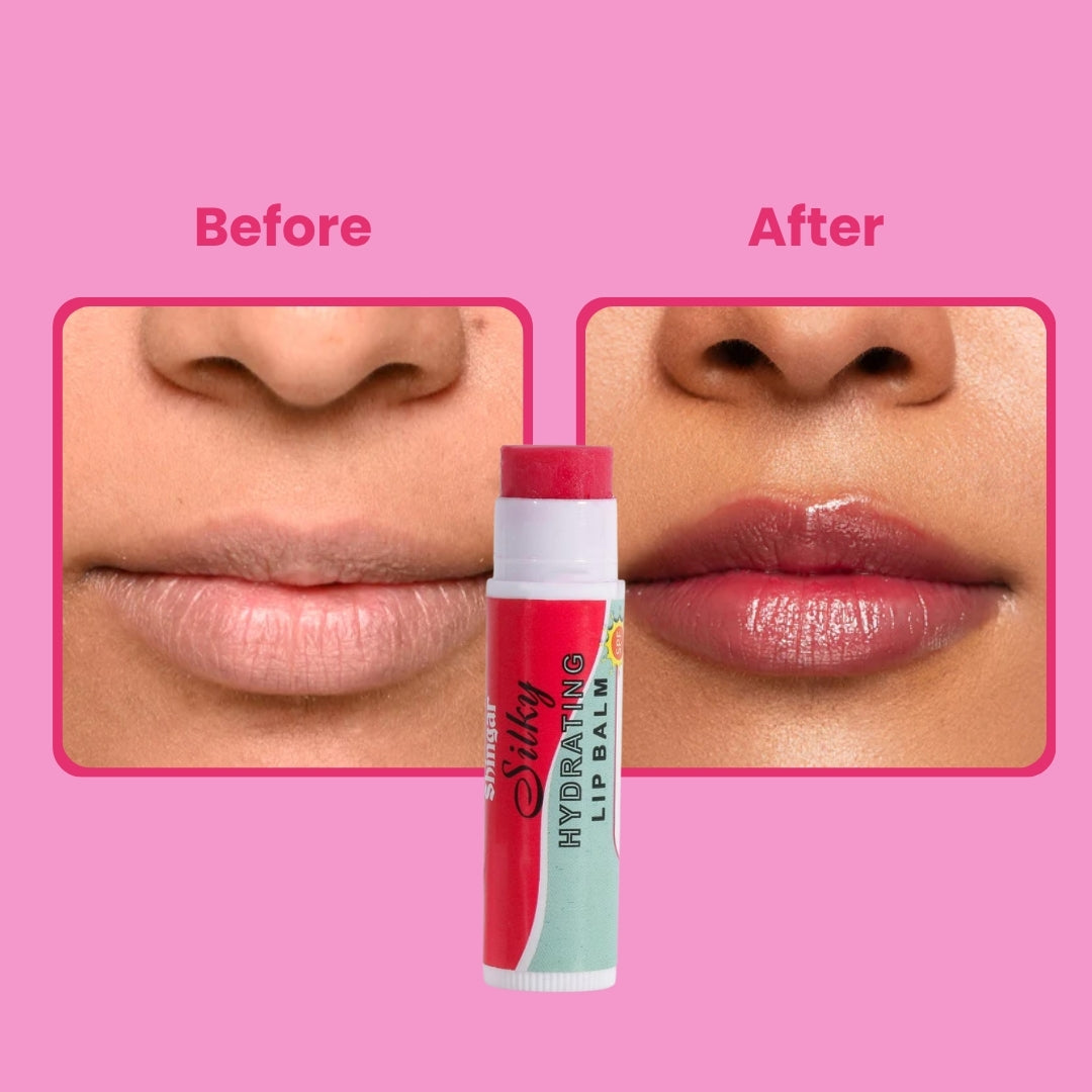 Shingar Silky Hydrating Lip Balm – Strawberry Pink, 5g Shingar Silky
