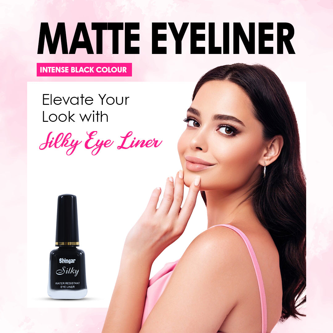 Shingar Silky Water Resistant Eyeliner - 6 ml Shingar Silky