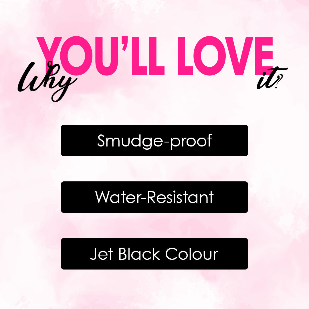 Shingar Silky Water Resistant Eyeliner - 6 ml Shingar Silky