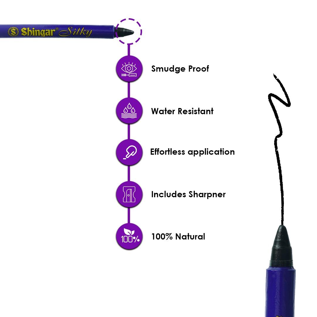 Shingar Silky Kajal Pencil - 2g Shingar Silky