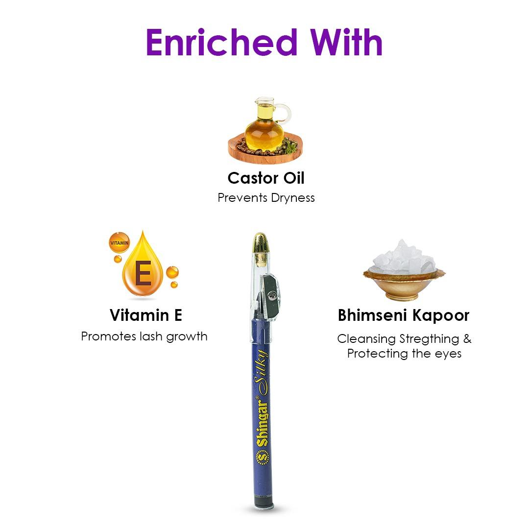 Shingar Silky Kajal Pencil - 2g Shingar Silky