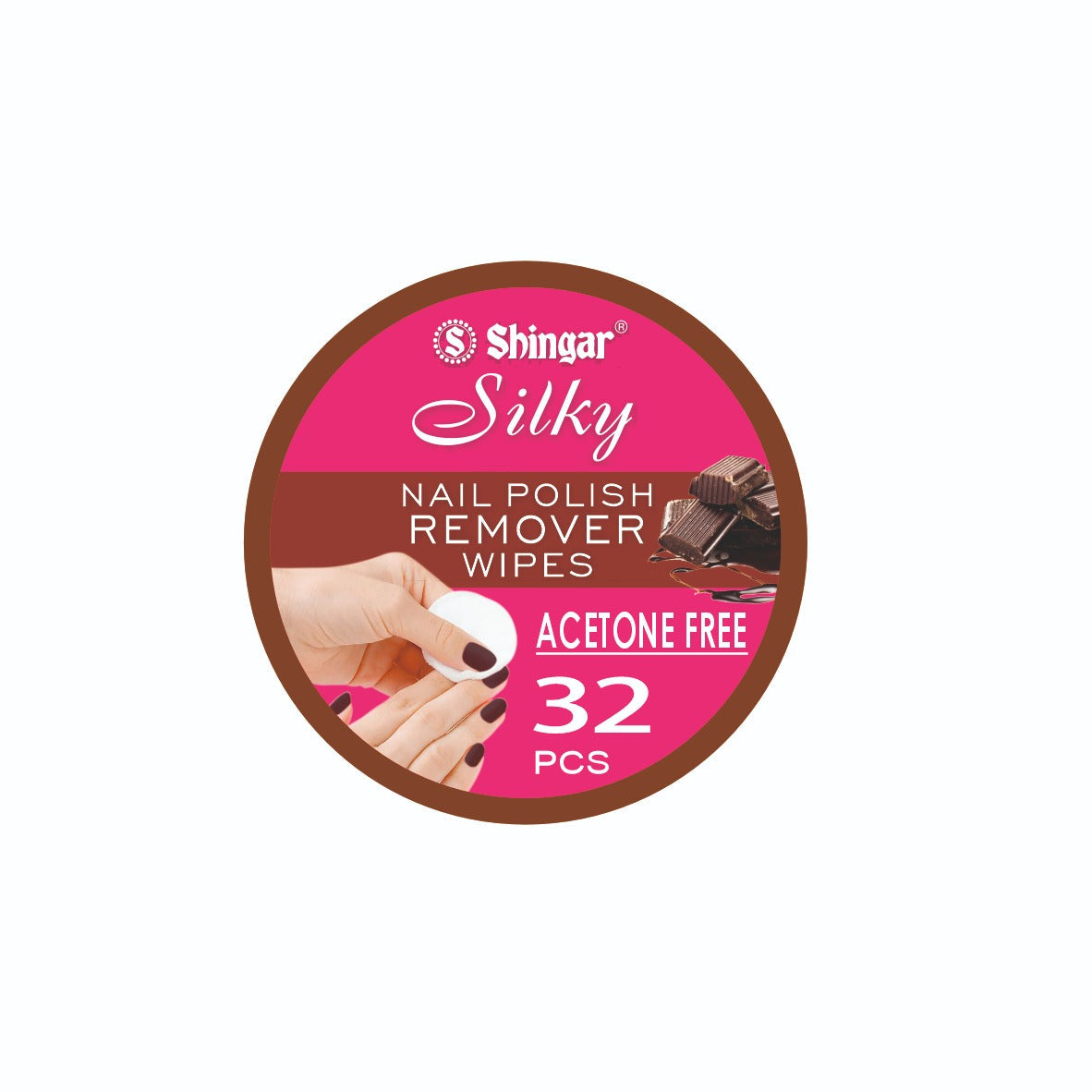 Shingar Silky Nail Polish Remover Wipes - 32 Wet wipes Shingar Silky